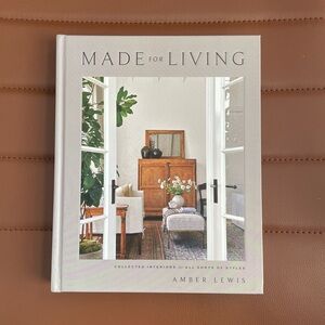 EUC Made For Living interior design coffee table book